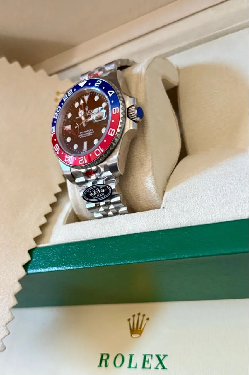 Rolex GMT-Master II Pepsi - Relógio Automático 