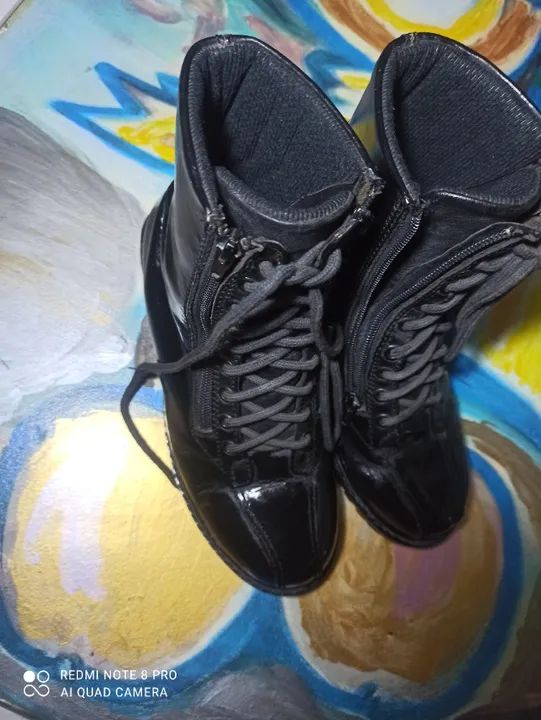 Bota  cortuno preta - Foto 3