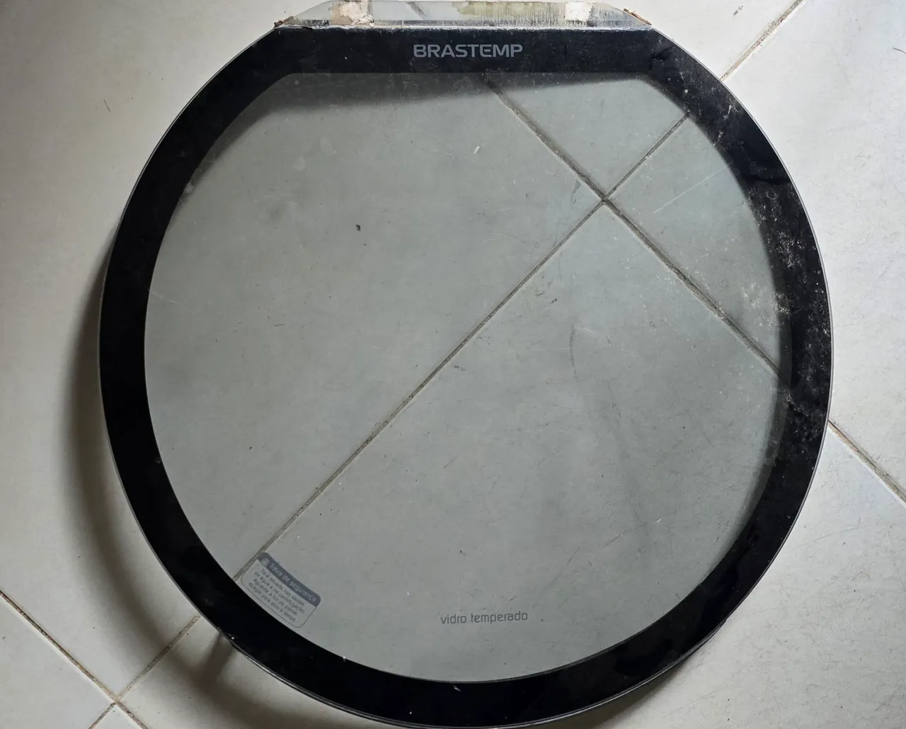 Tampa lavadora Brastemp