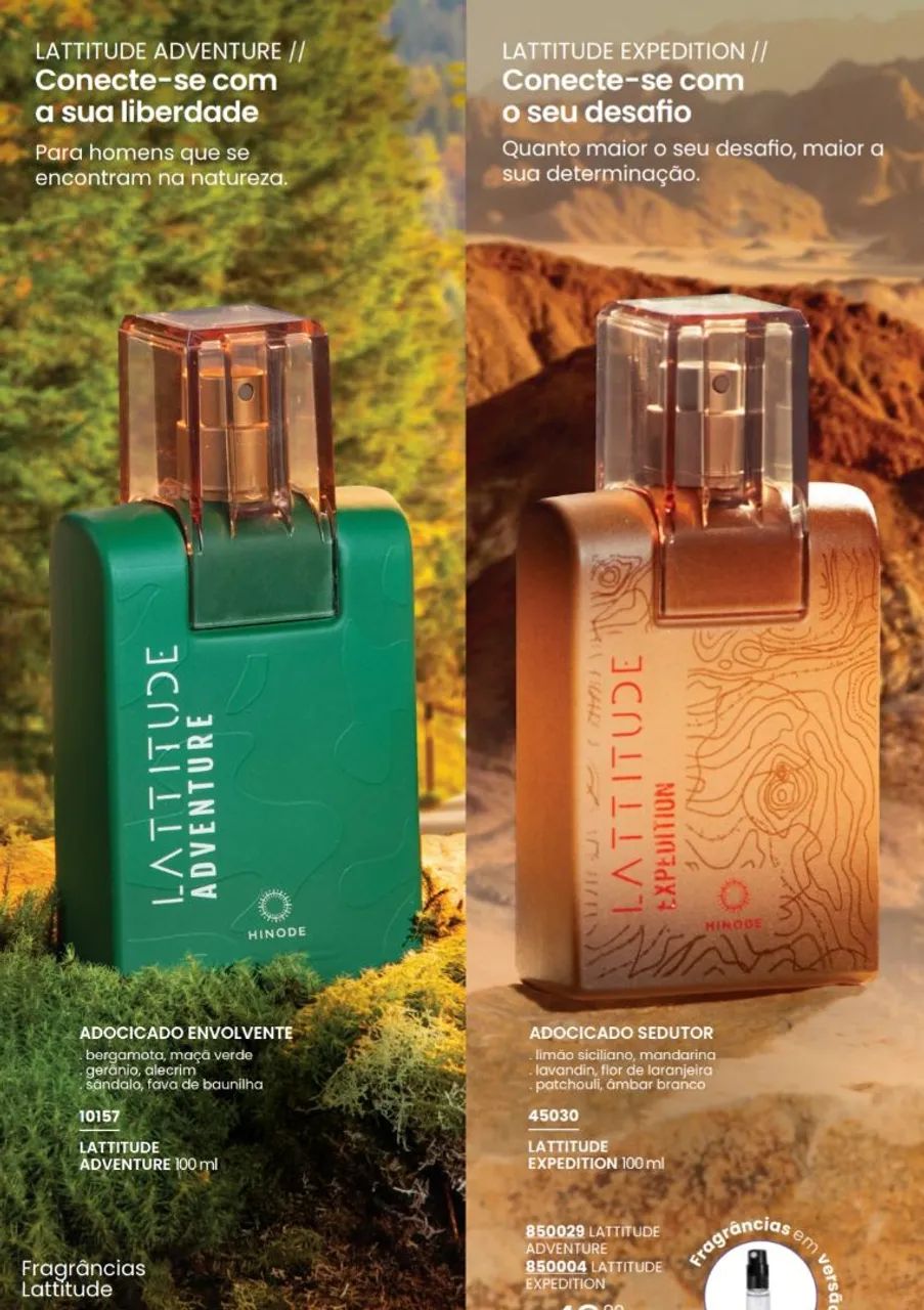 Perfume Lattitude Fragrâncias Hinode - Foto 2