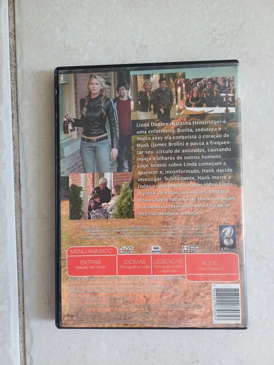 A Viúva da Colina - Natasha Henstridge - DVD original - Foto 3