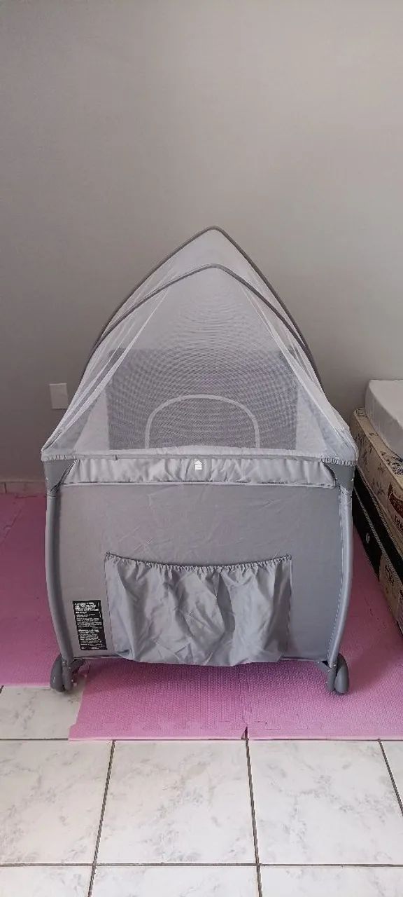 Bercinhho Desmontável - Stelle Grey - Foto 4