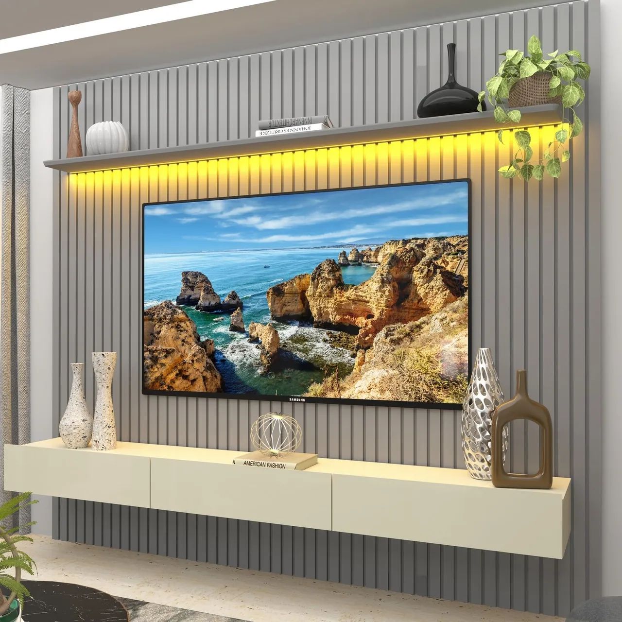 Home Nobre 2.30m com Nicho - Entrega Rápida 