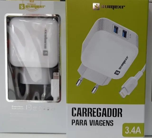 Carregador iPhone Lightning 3.4A Sumexr Premium  !! Abs   - Foto 2