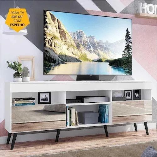 Promoção Rack Branco com Espelho - 08/02  - Foto 2