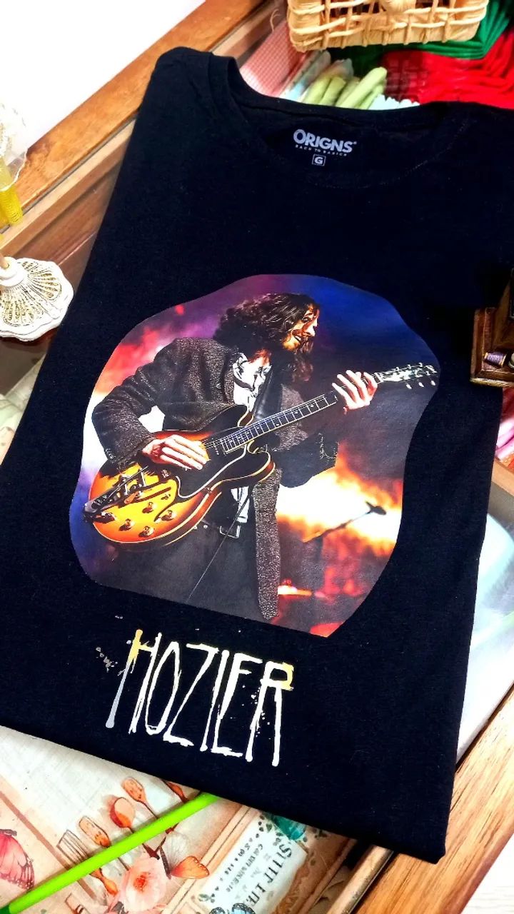 OFERTA Camisa Hozier 100% algodão  - Foto 4