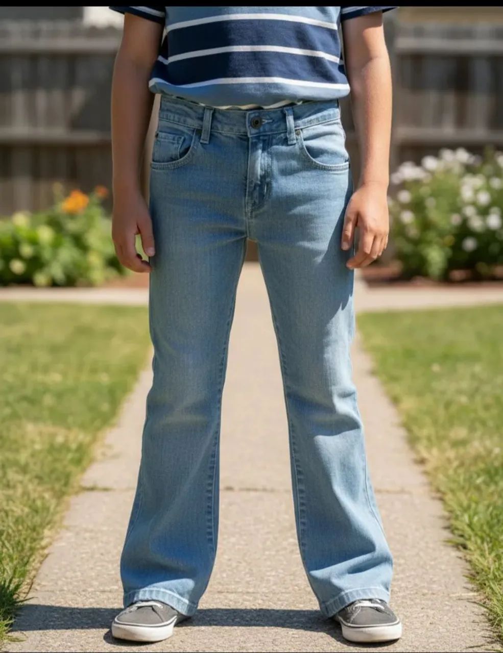 Calça jeans infantil Figurinha 