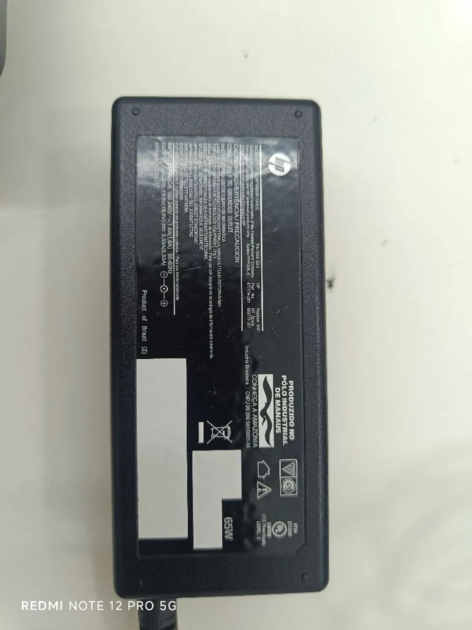 Fonte HP ProBook Notebooks V19,5 65w original  - Foto 2