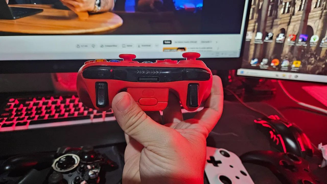 Controle Xbox 360 Vermelho - Foto 2