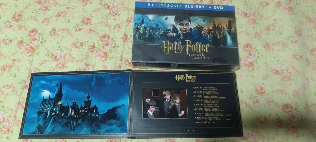 Coleção Harry Potter Hogwarts - Blu-ray + DVD - 31 Discos - Foto 3