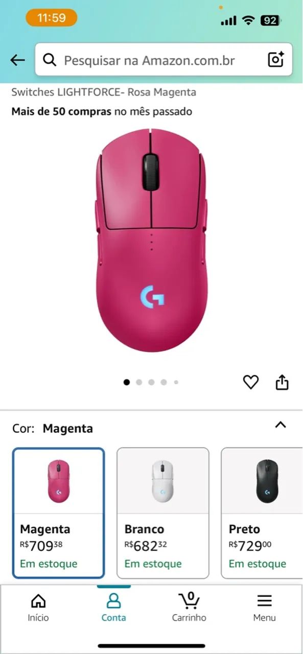 Mouse Logitech GPRO 2  - Foto 4