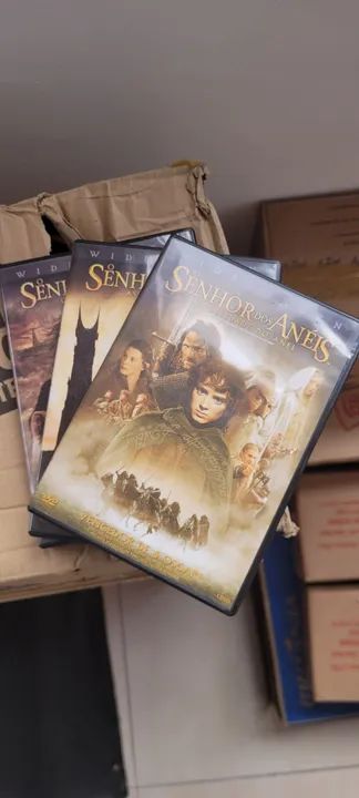 O Senhor dos Anéis - Trilogia Completa em DVD