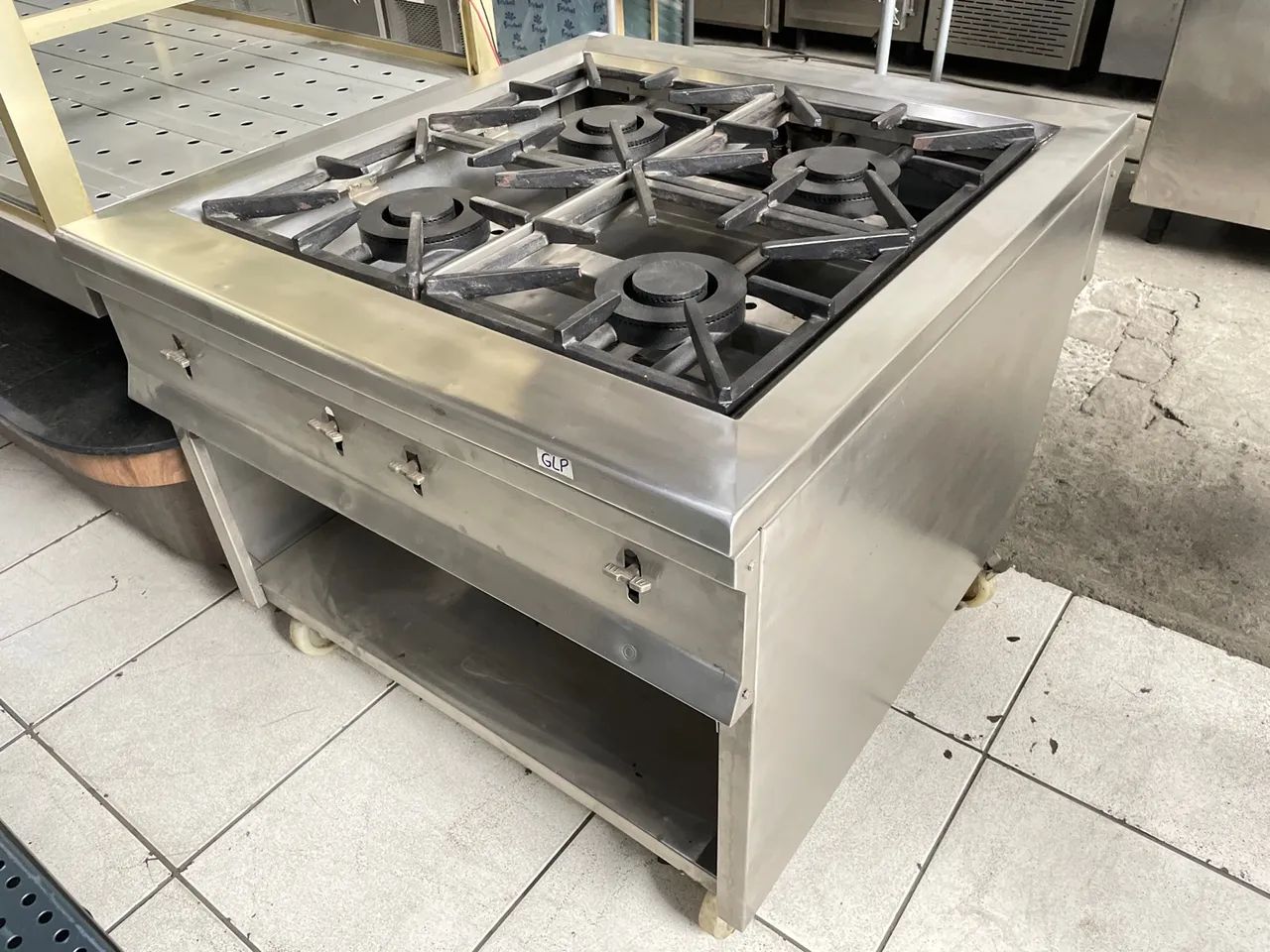 Fogão Industrial inox 4 Bocas de centro - Foto 2