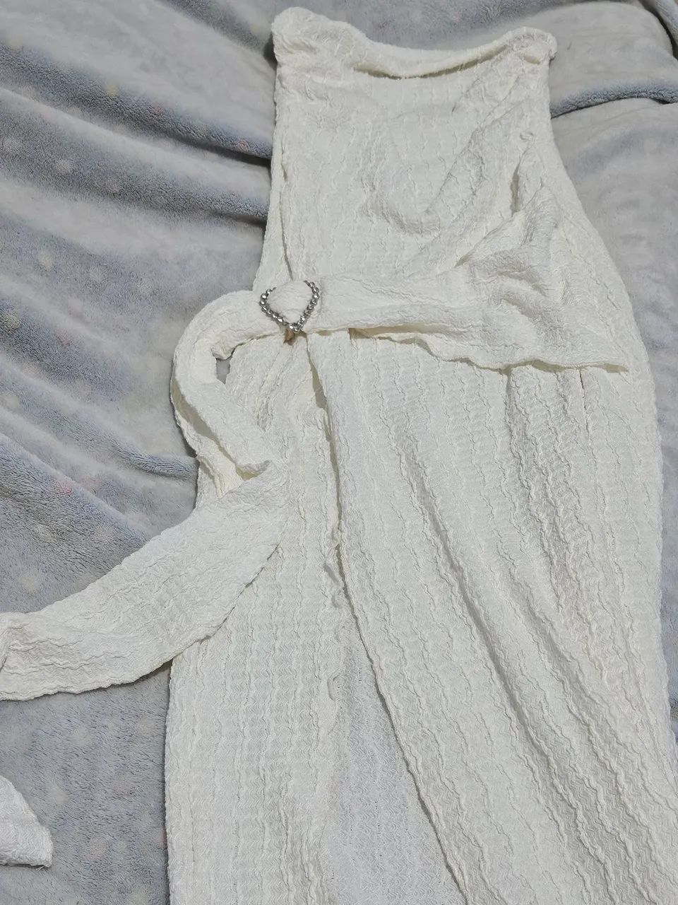 vestido bege
