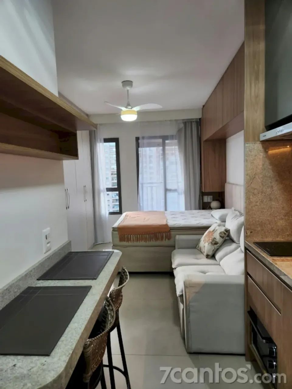 Apartamento, Brooklin, 1 Quarto - Foto 4