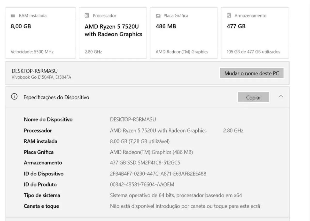 Notebook Asus Vivobook  Go 14/15  - Foto 3
