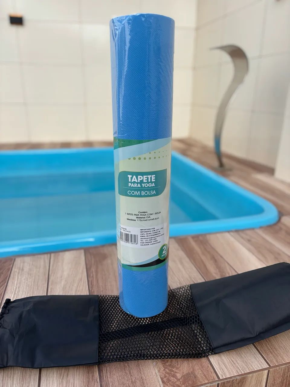 TAPETE PARA YOGA COM BOLSA - Foto 4