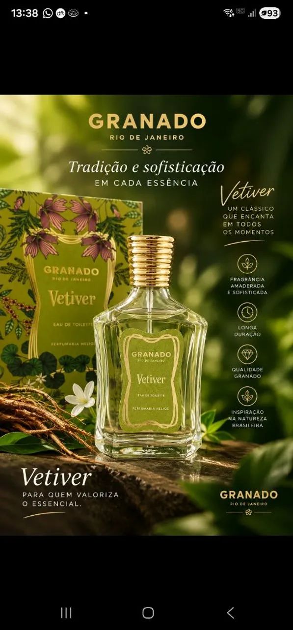Perfume Vetiver Granado