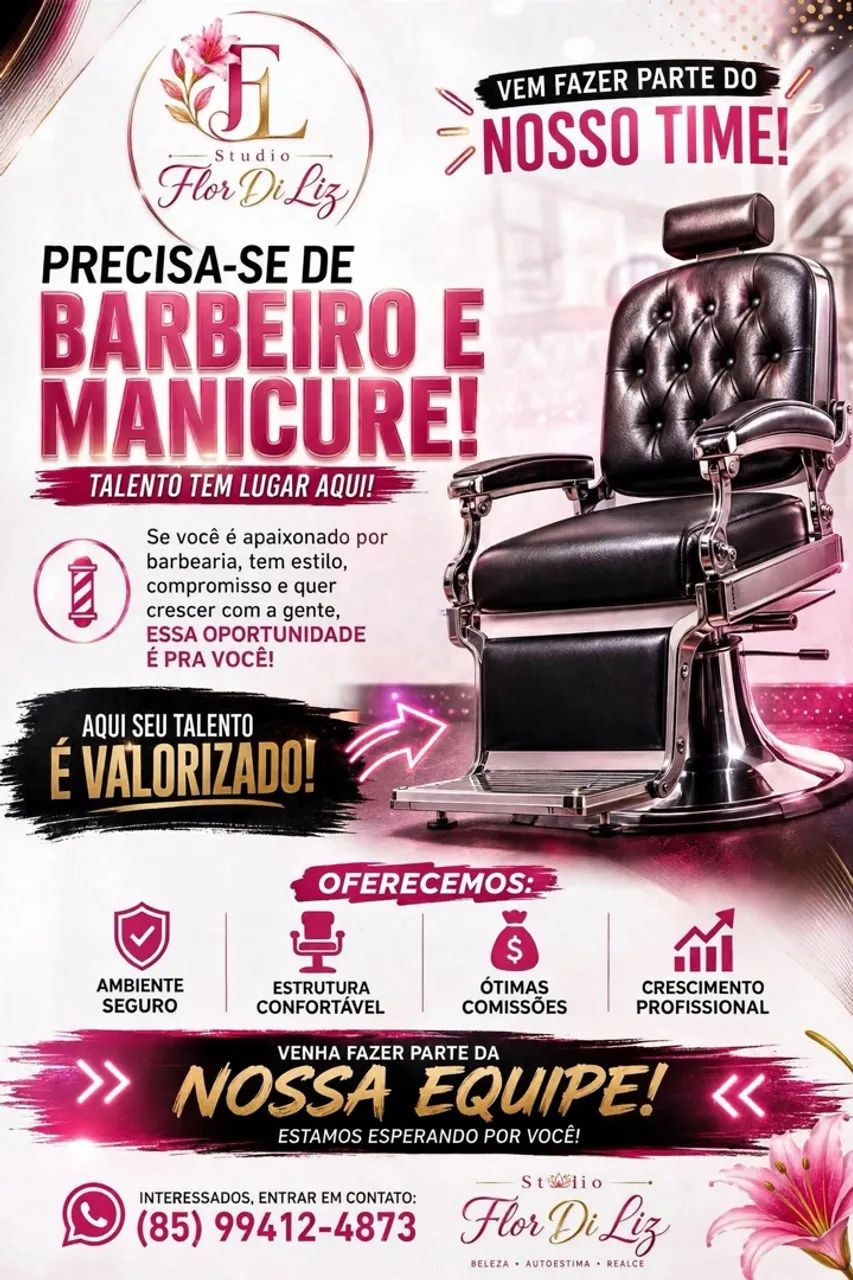 Barbeiro/manicure 