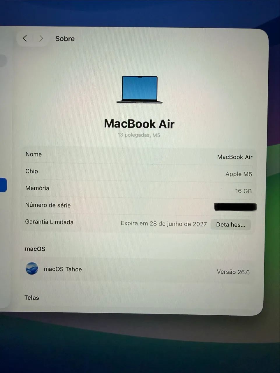 MacBook Air M5 16Gb 512Gb Midnight - Foto 4