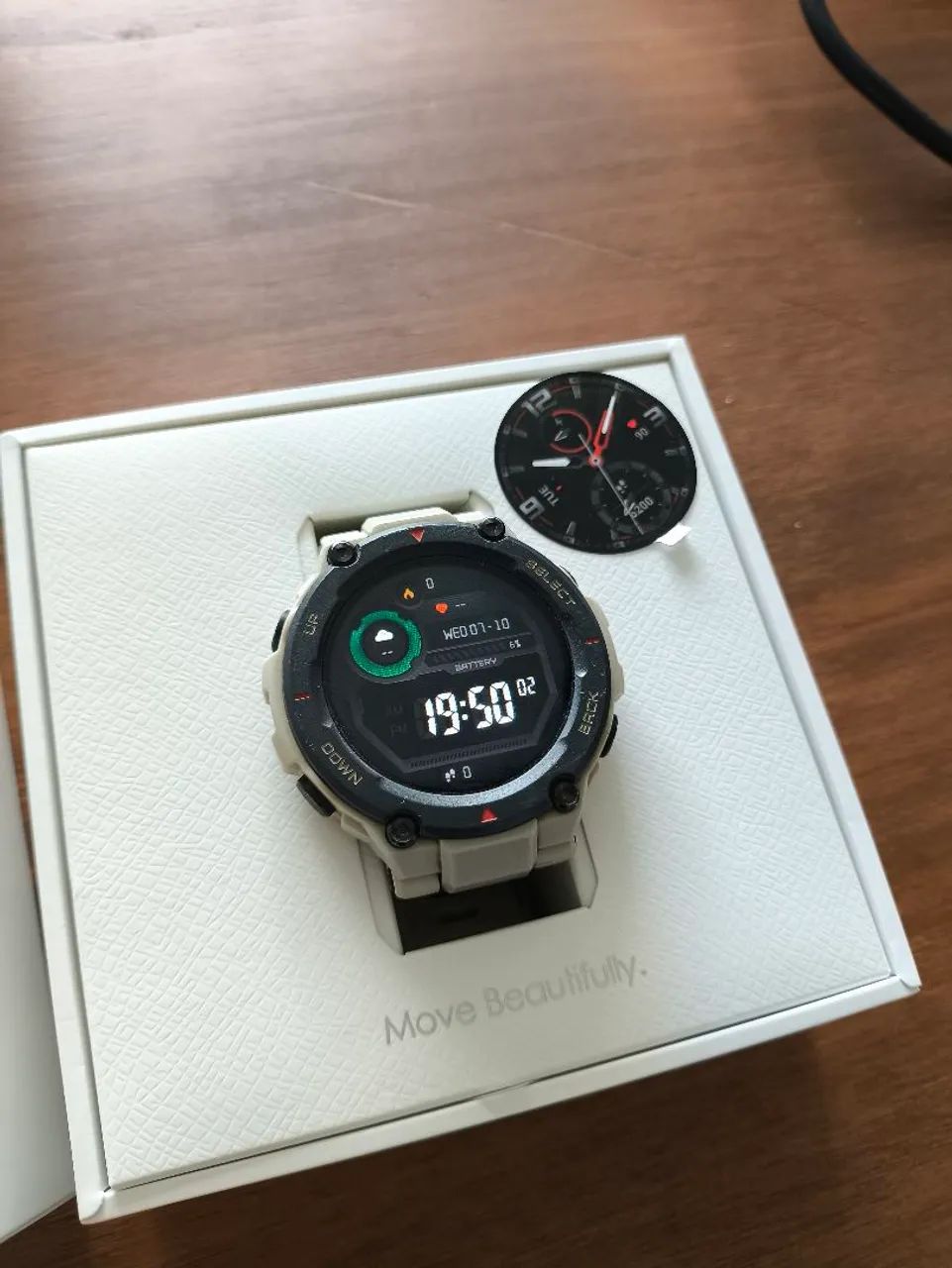 Smartwatch Amazfit T-Rex A1919 Khaki com GPS e Caixa - Foto 2