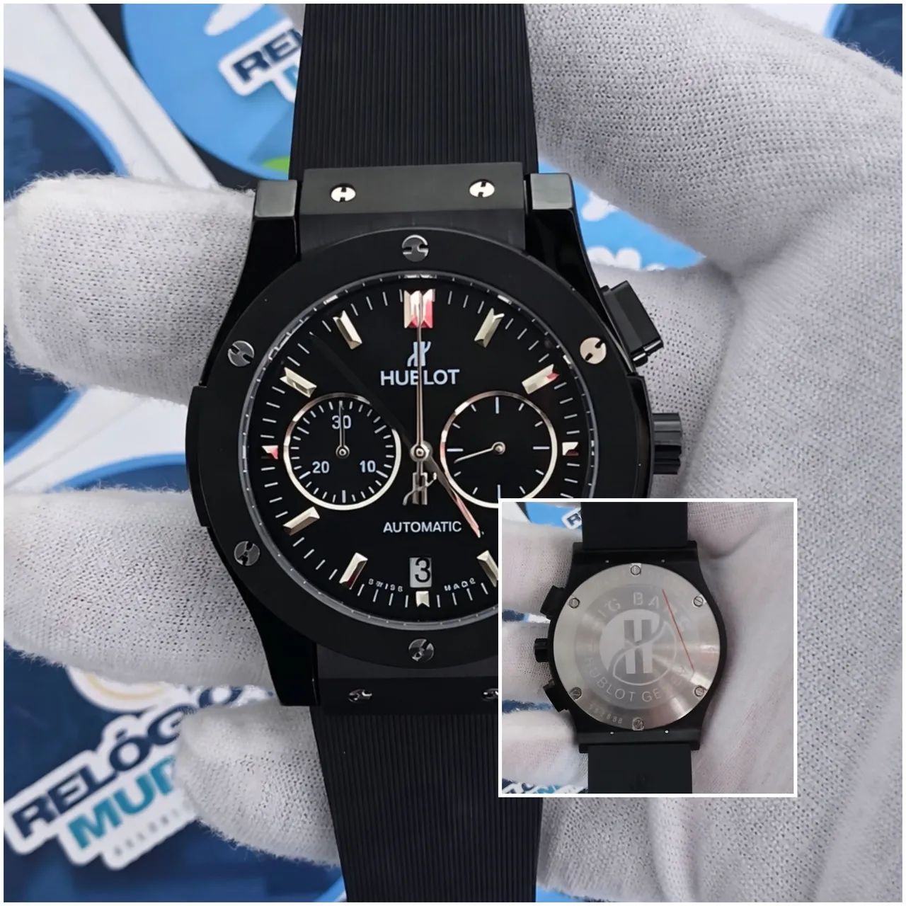 RELÓGIO HB BIG BANG CHNOGRAPH BLACK