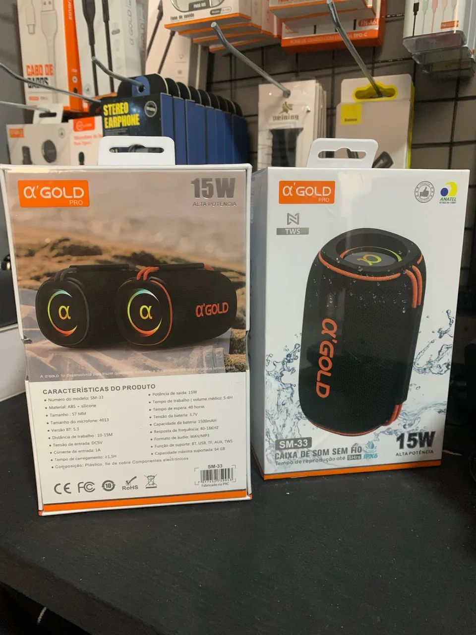 Caixa 15w Bluetooth Agold  - Foto 3