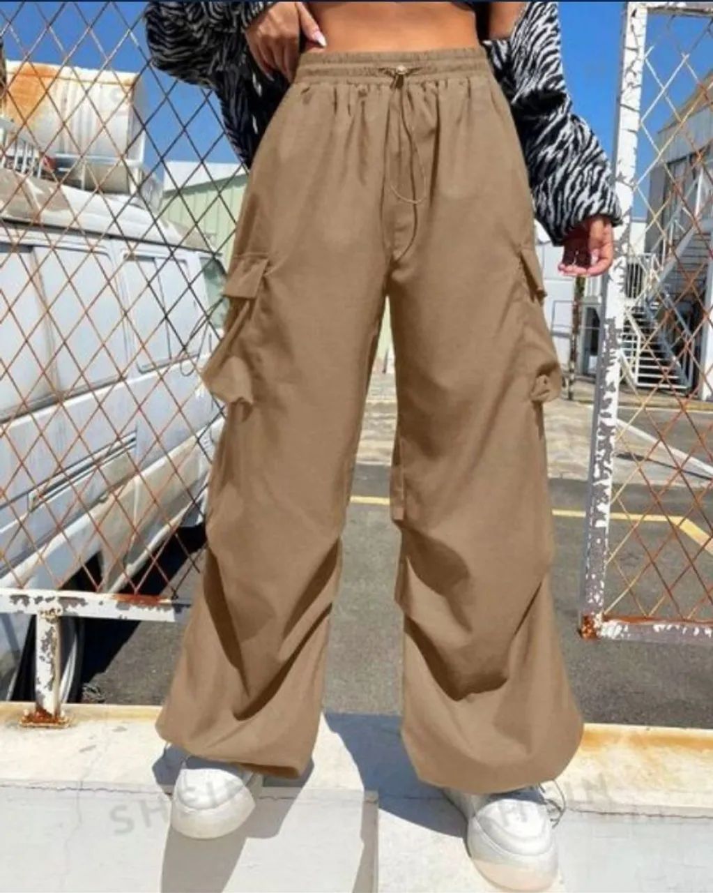 shein coolane calça casual cargo