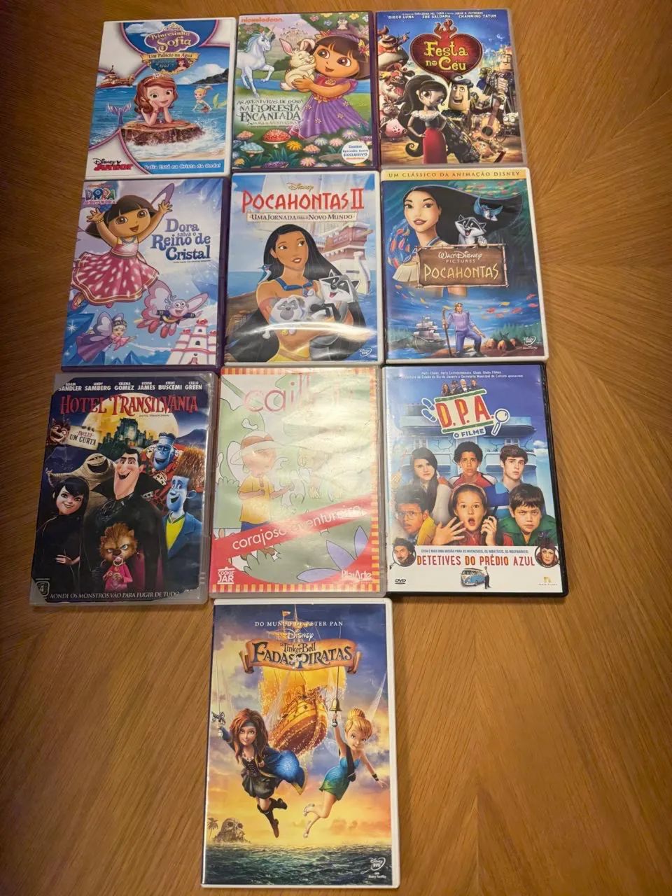 DVD de animação para crianças 