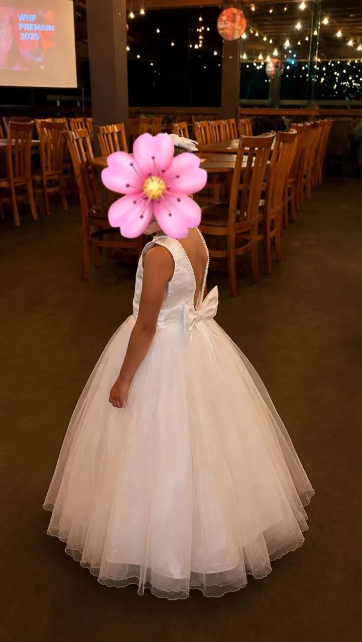 Vestido branco infantil 