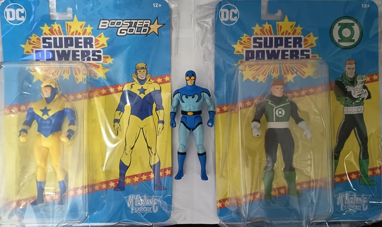 Super Powers McFarlane - Bug Ship, BLUE Beetle, Booster Gold e Guy Gardner - Beetle lose. - Foto 3