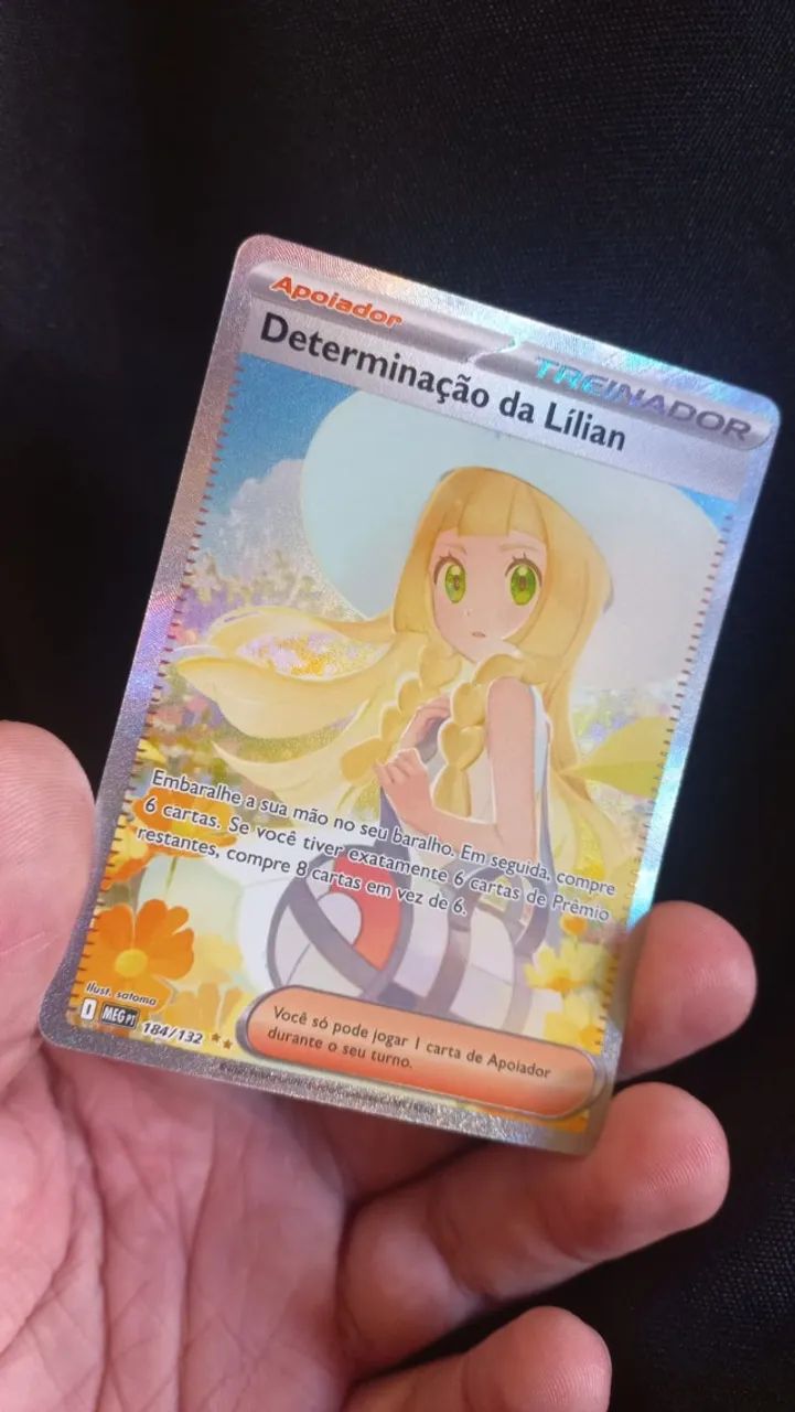 Carta Pokemon TCG Determinação da Lillie  - Foto 2