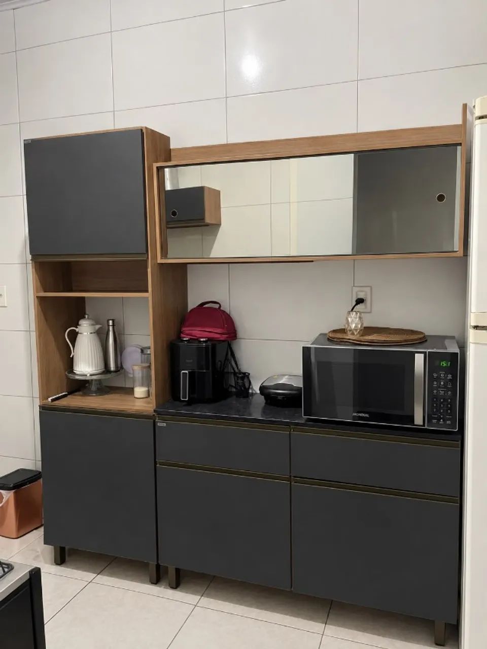 Armário de cozinha completa,  em bom estado , pra vender rápido  - Foto 3