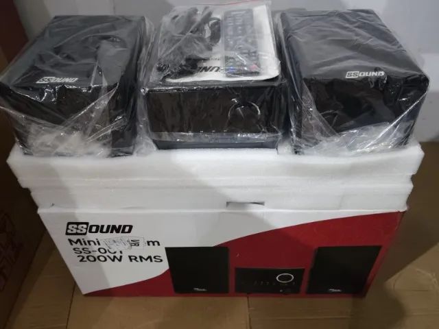 Mini System SS-001 SSOUND 200W CD/MP3 Bluetooth Rádio - Bivolt - Foto 4