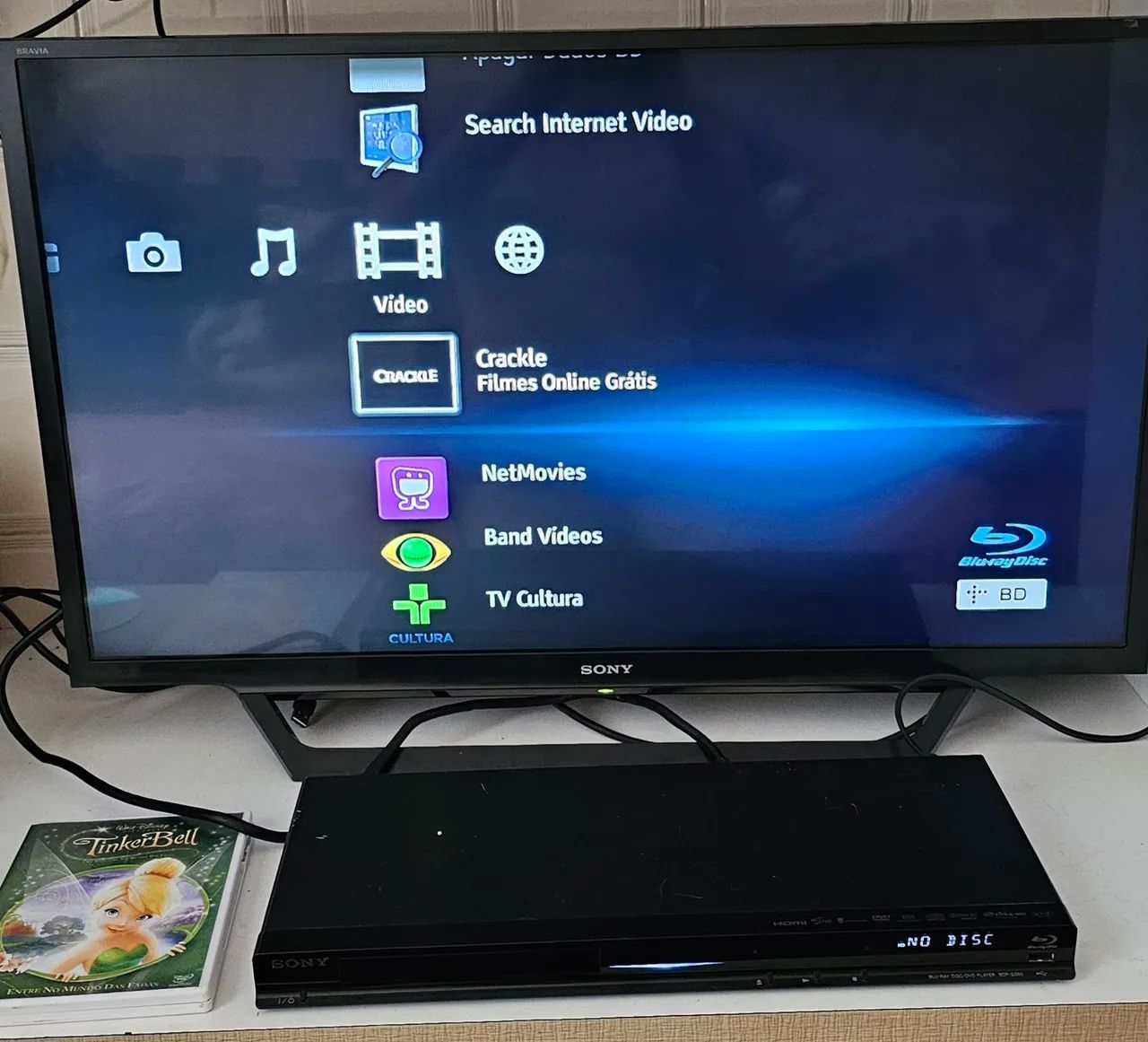 Blu-ray e DVD Player Sony BDP-S380 Funcionando - Foto 4