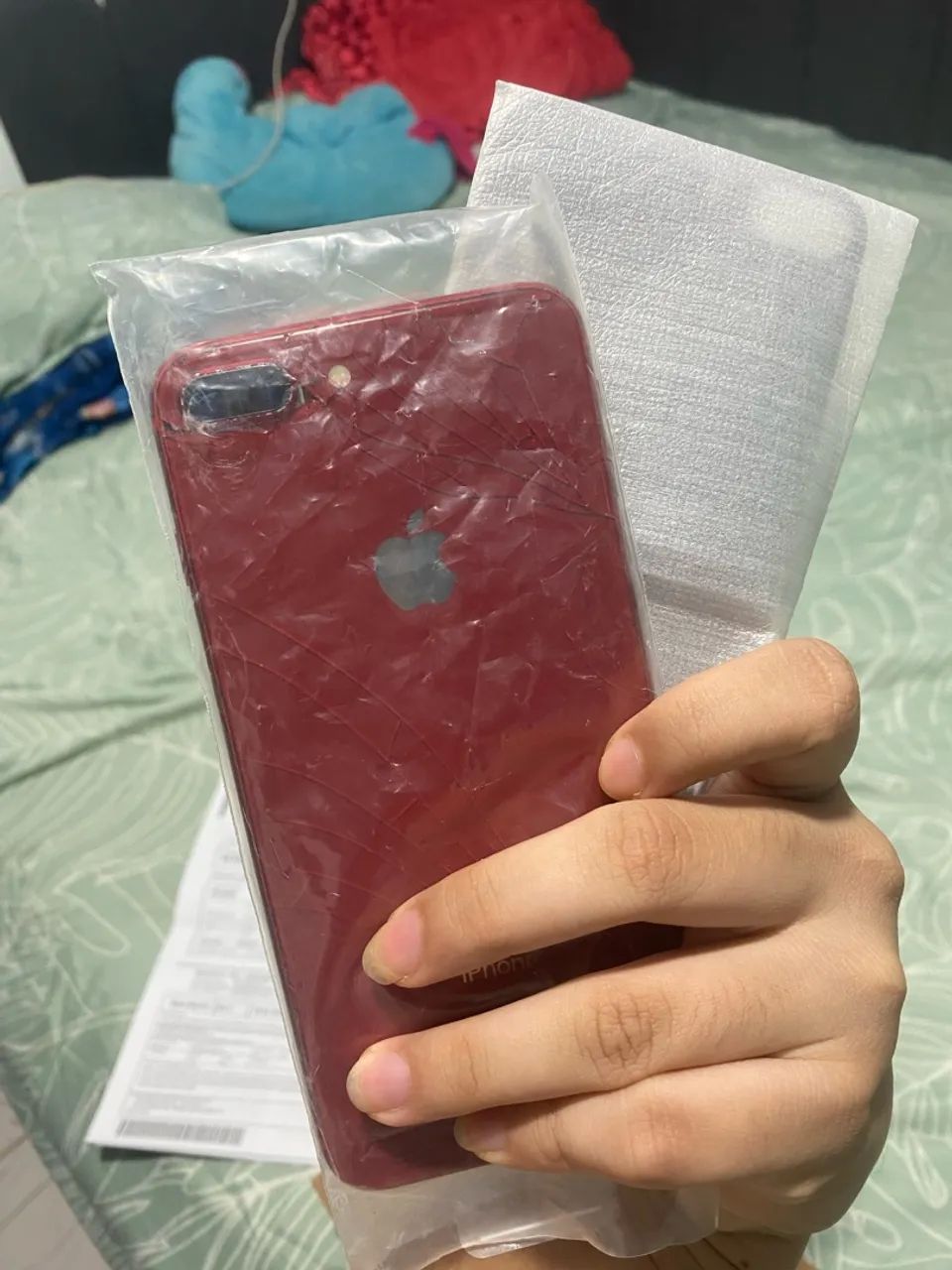 Iphone 8 plus com avarias - Foto 3