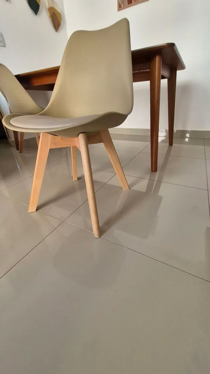Jogo de cadeiras (4 cadeiras) para mesa de jantar - Foto 2
