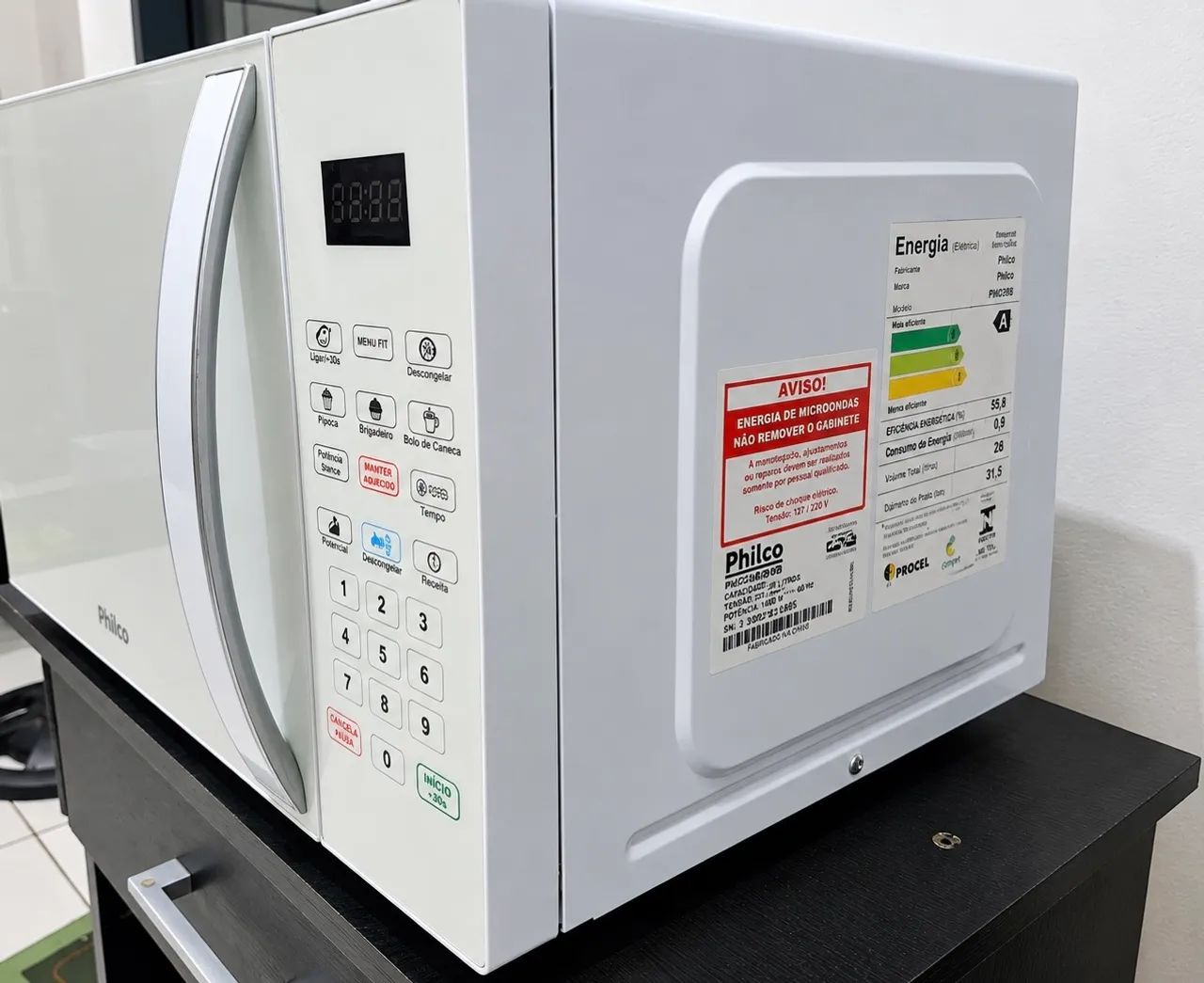 Micro-ondas Philco Branco ? Ótimo Estado