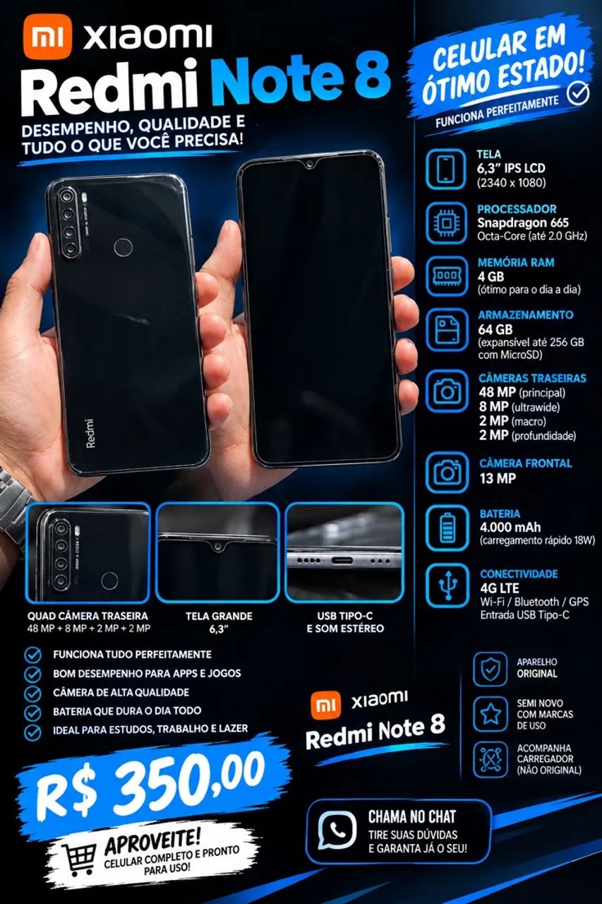 Redmi note 8 64/4 - Foto 3