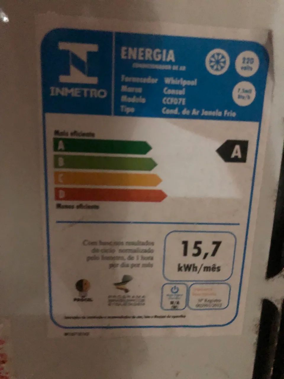 Ar condicionado janeleiro 7.500 btus - Foto 2