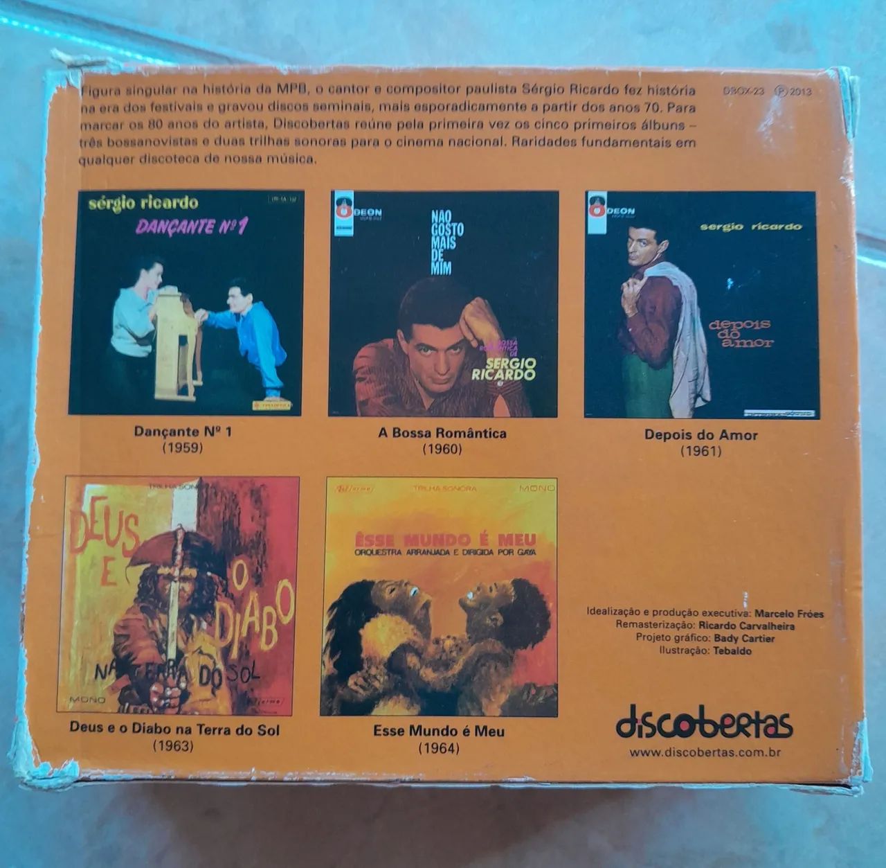 Box 5 CDs Sérgio Ricardo - CDs zerados - Foto 4