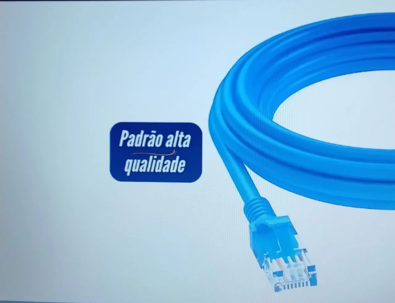Cabo de Rede RJ45 Cat5 15Metros montado Alta velocidade - Foto 2