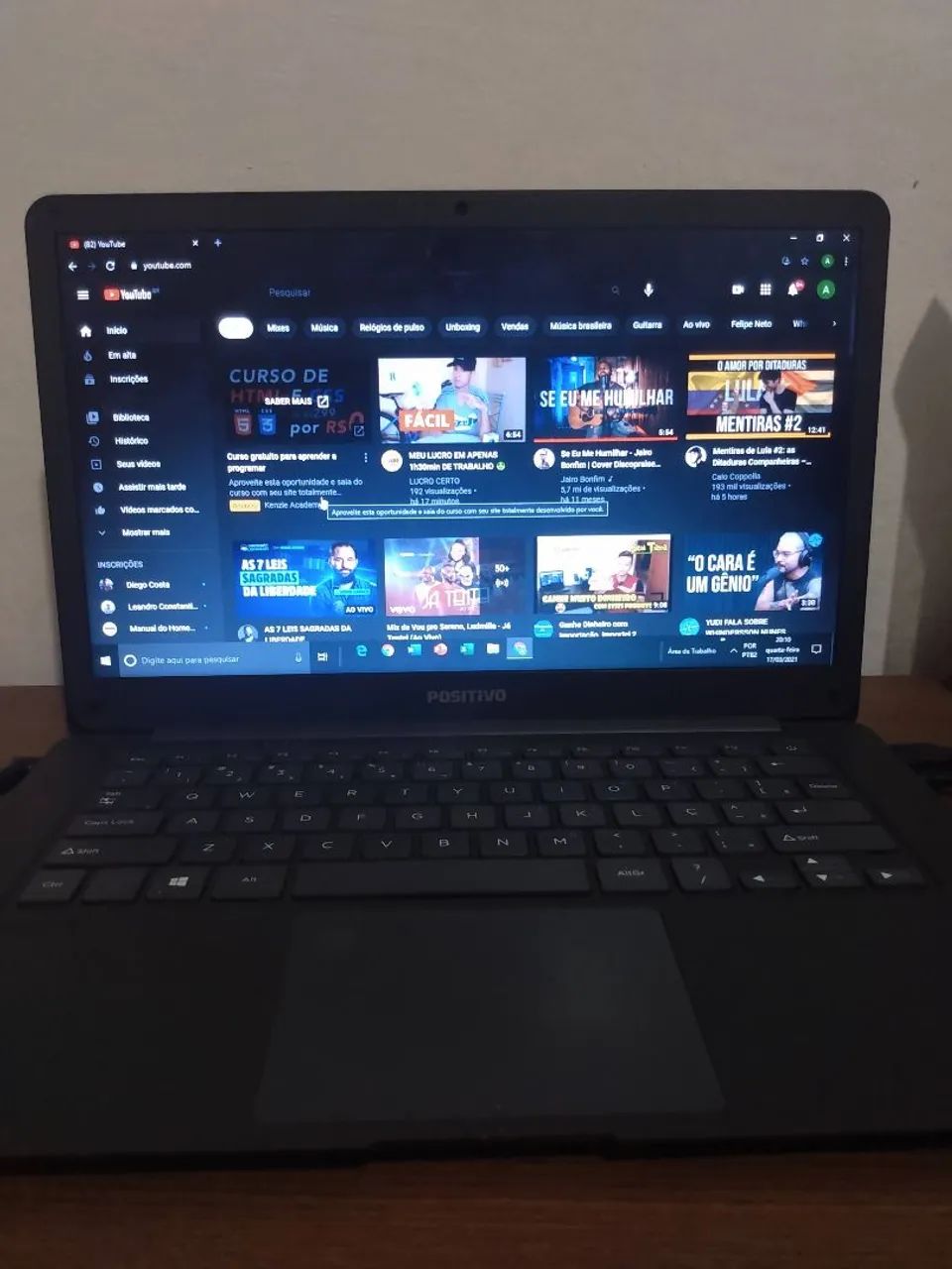 Notebook Positivo 