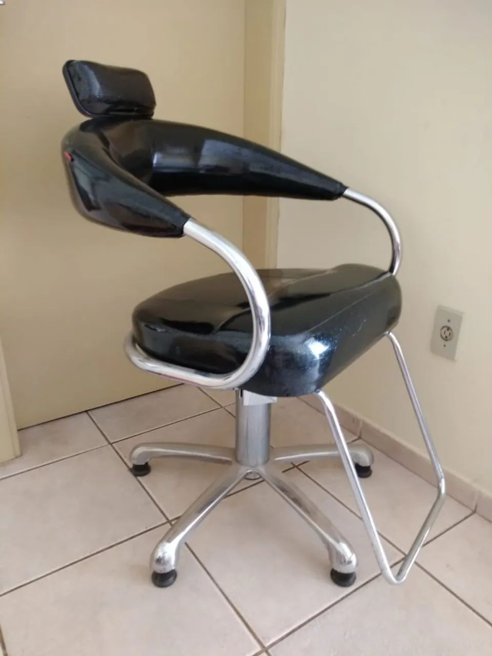 Cadeira hidráulica cabeleireiro