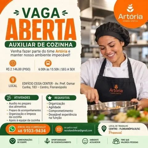 AUXILIAR DE COZINHA