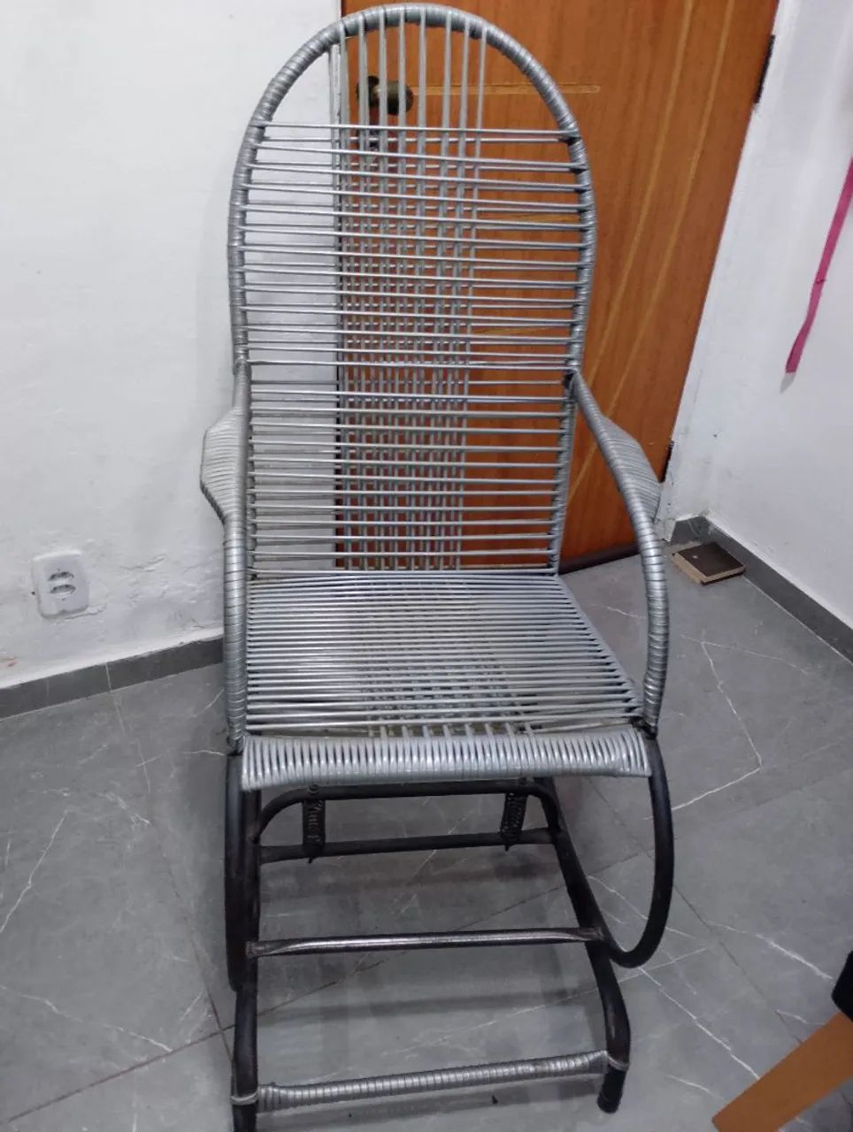 cadeira de macarrão balanço 