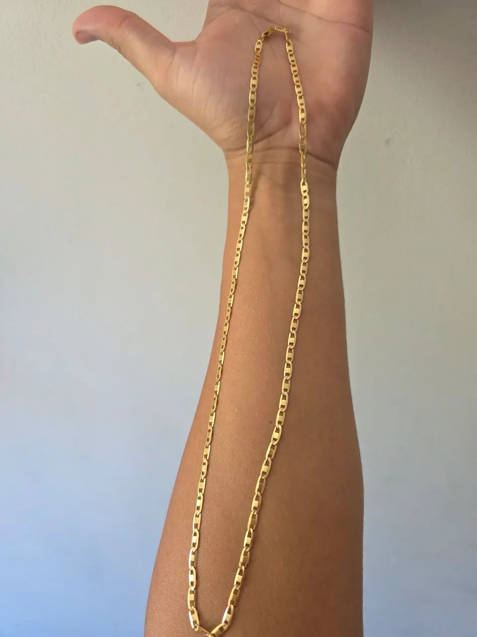 CORRENTE EM OURO 18K PIASTRINE - Foto 2