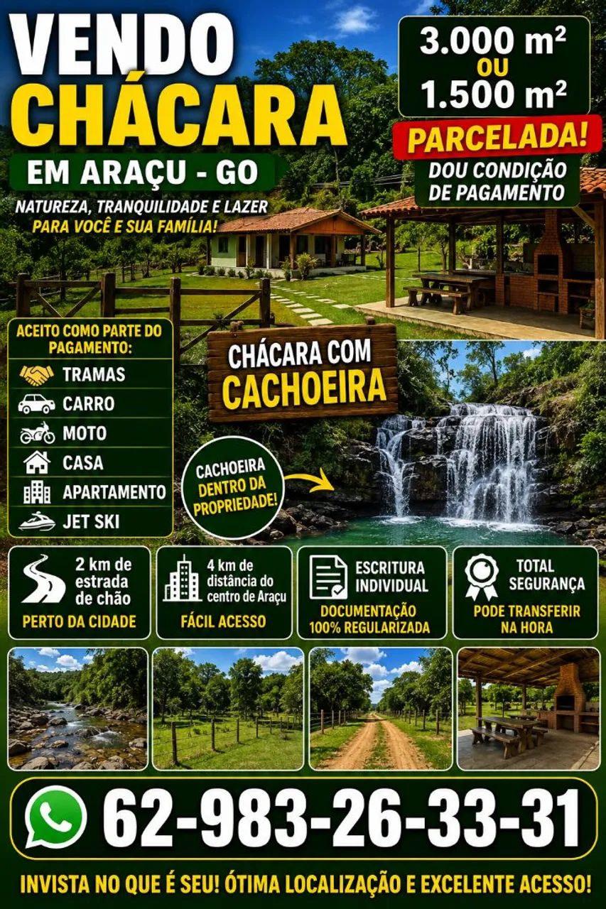 Oportunidade de compra de chácaras na planta facilitado - Foto 3