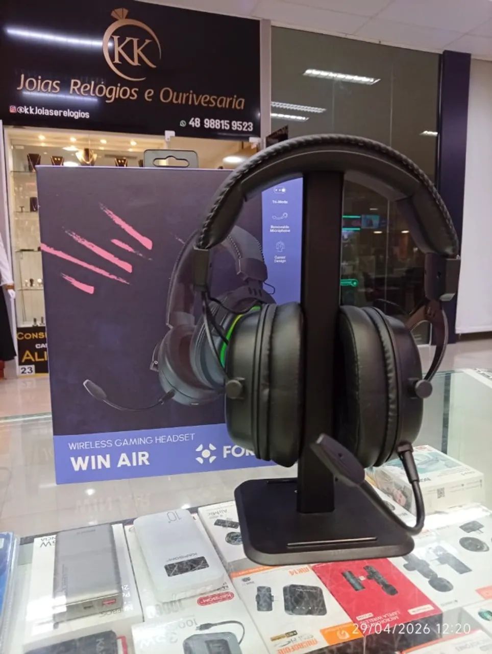 HEADSET WIN AIR FORTREK - PRETO