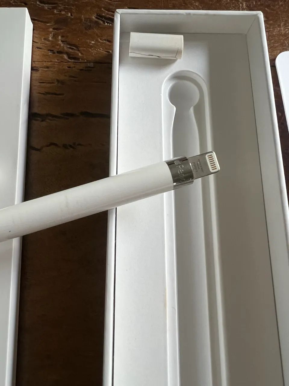 Apple Pencil 1ª Geração (Original) - Com Caixa e Adaptador